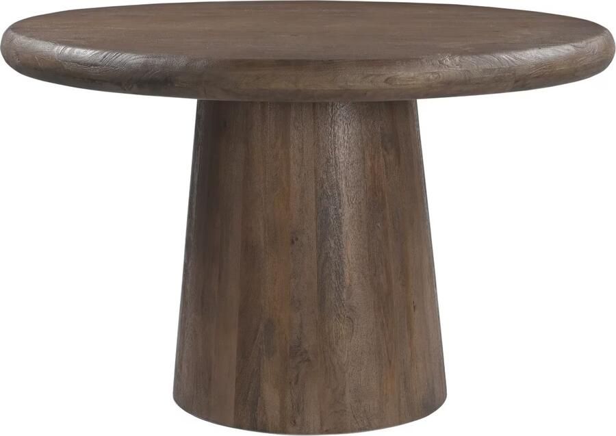 Livingfurn Ronde Eettafel Maduro Mangohout Ø130cm Bruin