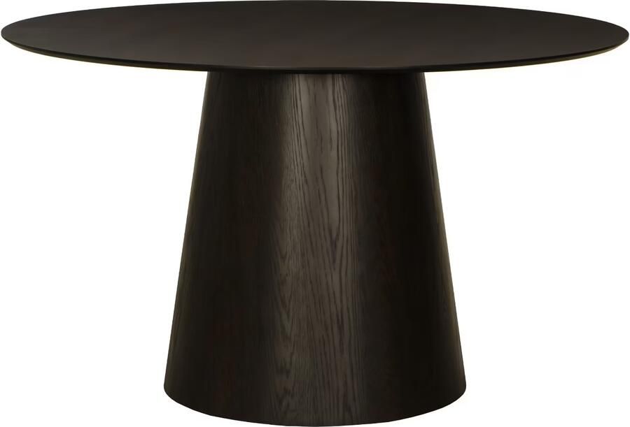 Livingfurn Ronde Eettafel Novero Eiken 130cm Espresso