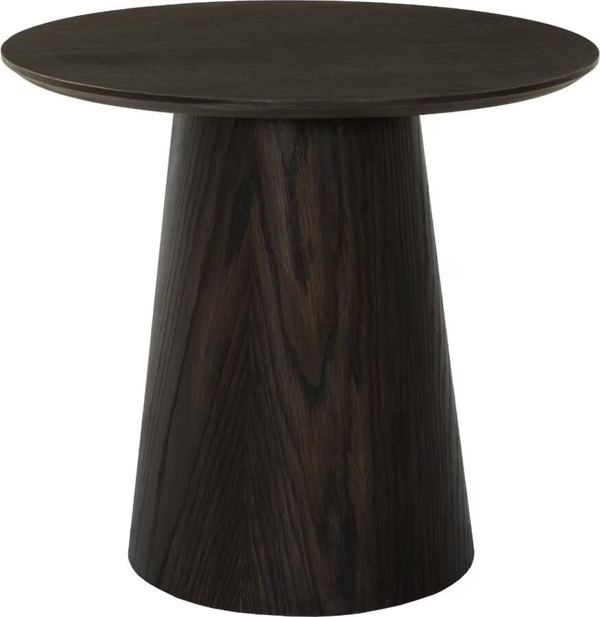Livingfurn Ronde Salontafel Novero Eiken 50cm Espresso