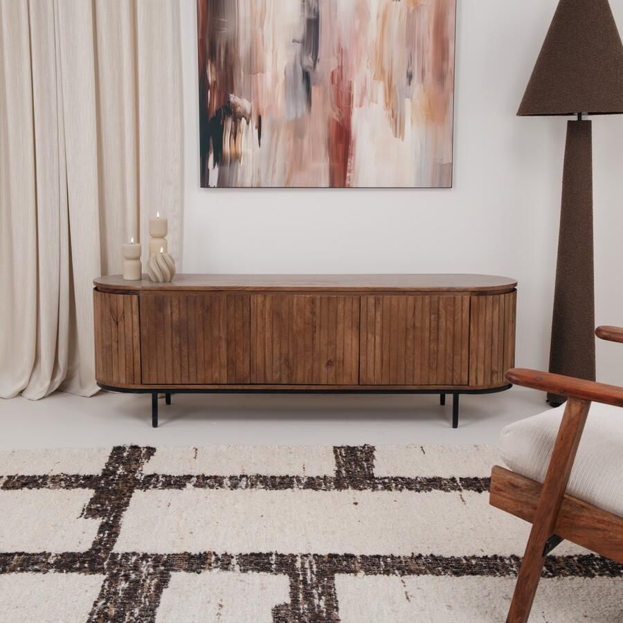 Livingfurn | Tv-dressoir Noor Natural 170cm | Woonkamer meubels | Tv-dressoirTv-meubel - Foto 3