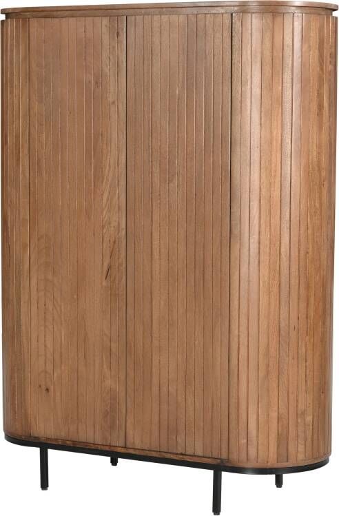 Livingfurn Opbergkast Noor Mangohout 150 x 115cm Naturel