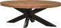 Livingfurn Ovale Salontafel Sturdy Mangohout 130 x 70cm Ovaal - Thumbnail 2