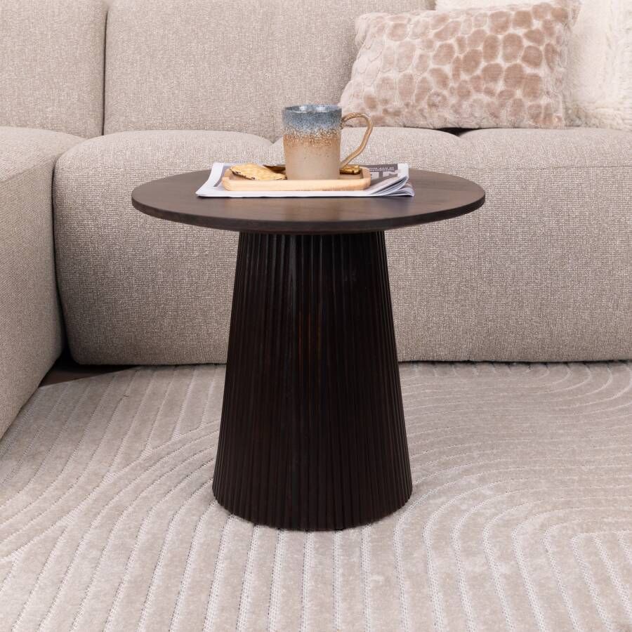 Sohome Ronde Salontafel Olav Mangohout 50cm Walnoot