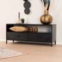 Livingfurn Lifestyle | TV meubel | Kala | 120 cm | massief mangohout met staal - Thumbnail 3