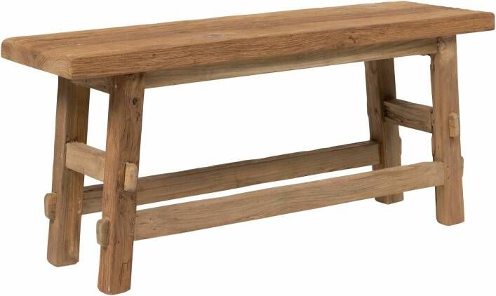 MUST Living Bankje Tuscany Teakhout 100cm Naturel