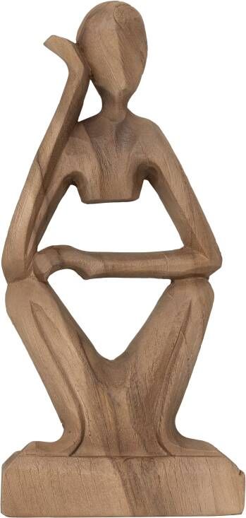 MUST Living Decoratie Squat Bruin