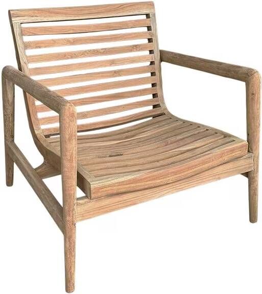 MUST Living fauteuil Ray Teakhout Bruin