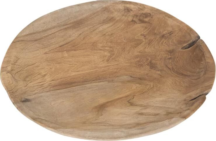 MUST Living Dienblad Mebabu Teakhout 40 x 45cm Naturel