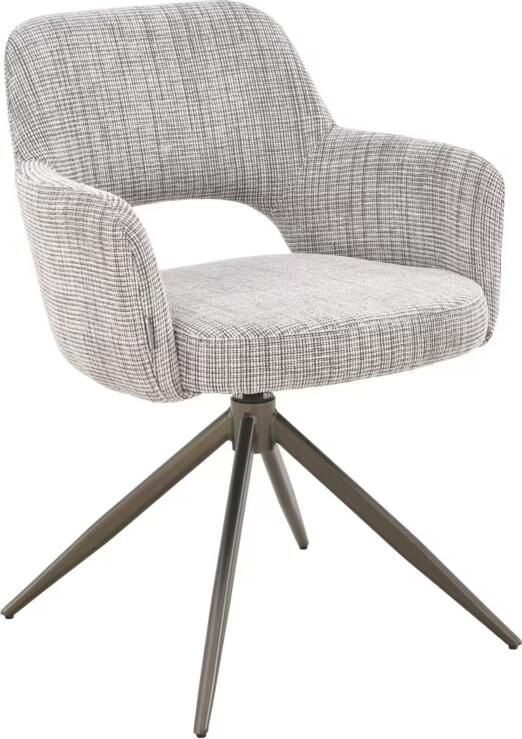 MUST Living Draaibare Eetkamerstoel DiCaprio Donna-stof Beige