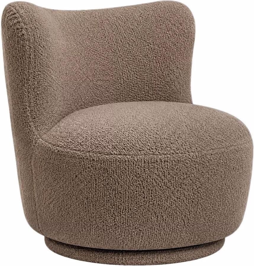 MUST Living Draaifauteuil Dean Bouclé Charm Beige