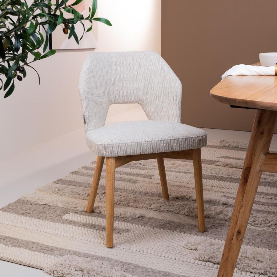 MUST Living Eetkamerstoel Blossom Naturel