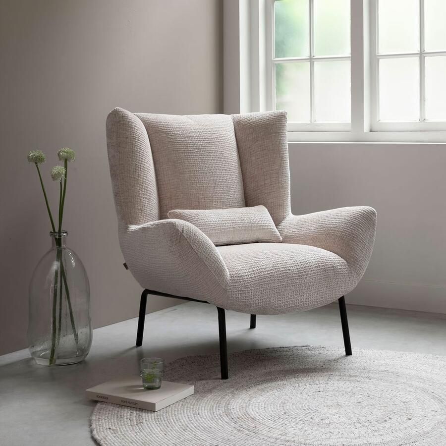 Must Living Lounge chair Astro 97x92x96 cm glamour natural