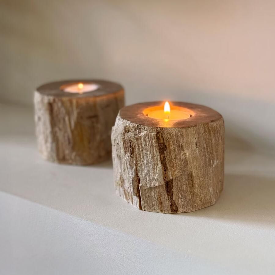 MUST Living Kaarshouder Fossil Set van 2 stuks Beige