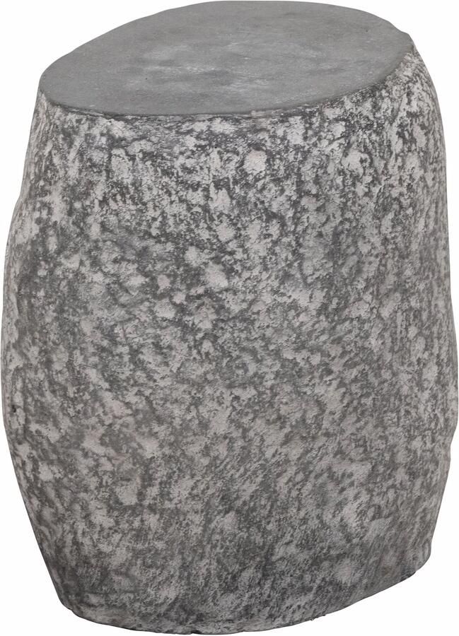 MUST Living Organische Salontafel Rock Cement Ø36cm Zwart Rond