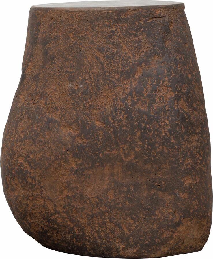 MUST Living Organische Salontafel Rock Cement Ø45cm Roest