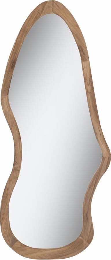 MUST Living Organische Spiegel Mateo Teakhout 200 x 85cm Bruin Passpiegel