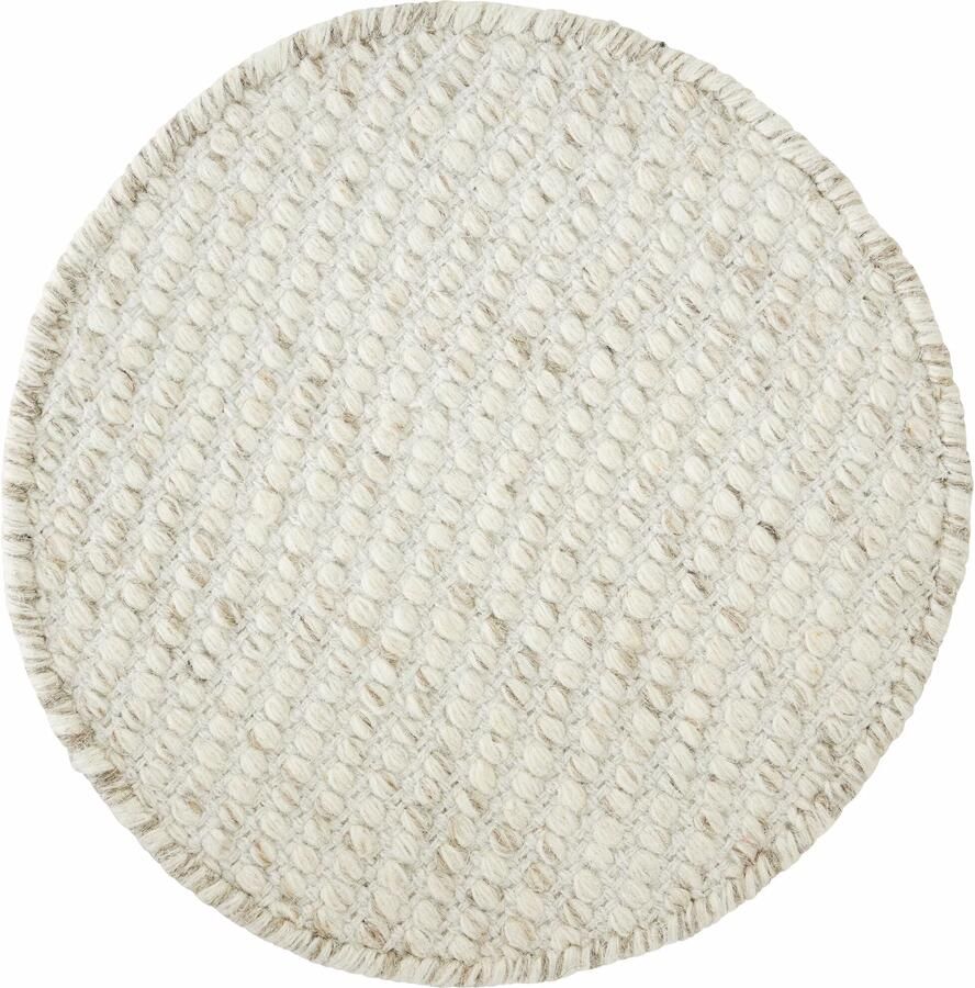 MUST Living Rond Vloerkleed Asuri 250cm Beige