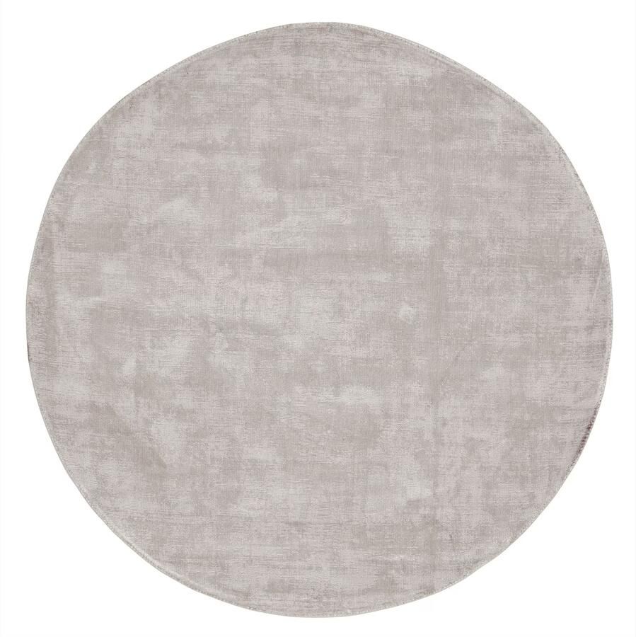Must Living Carpet La Belle round medium Ø200 cm light grey 100%...
