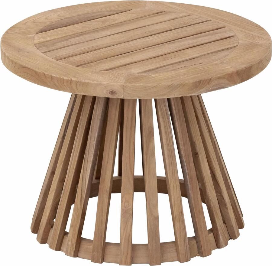 MUST Living Ronde Salontafel Lily Teakhout Ø50cm NATUREL
