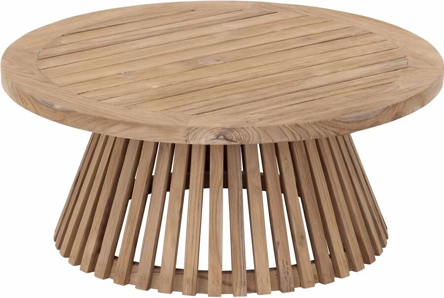MUST Living Ronde Salontafel Lily Teakhout Ø75cm NATUREL