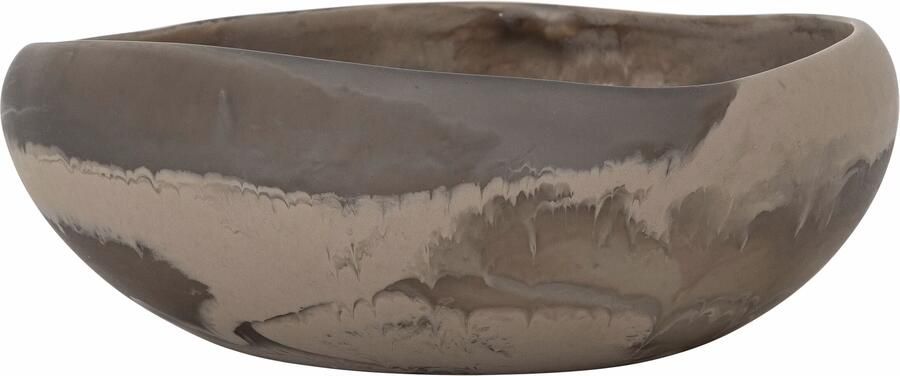 MUST Living schaal Rafael Ø25 cm Zwart en Bruin