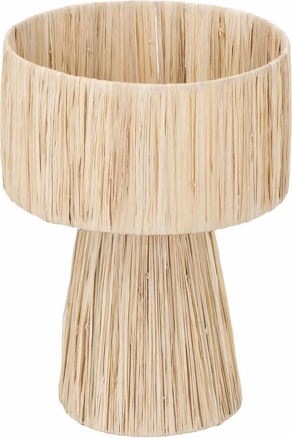 MUST Living Tafellamp Marbella Palmblad 41cm hoog Naturel