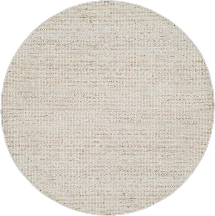 MUST Living Rond Vloerkleed Hero 150cm Ivory Naturel