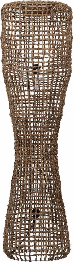 MUST Living Vloerlamp Estepona Abaca 150cm Naturel