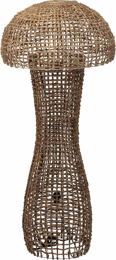 MUST Living Vloerlamp Mushroom Abaca 140cm Naturel