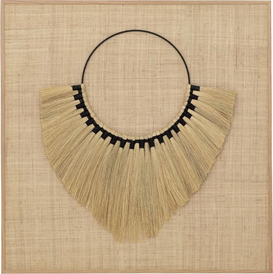 MUST Living Wandpaneel Bernardo Palmblad 100 x 100cm Naturel