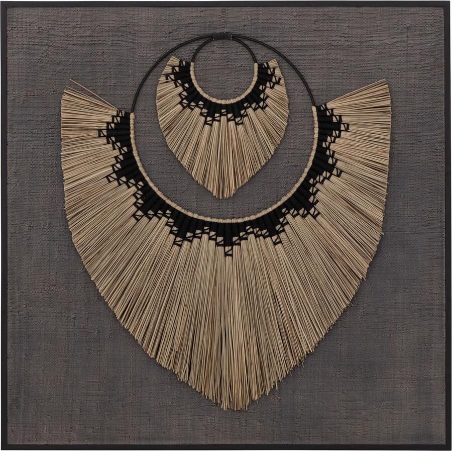 MUST Living Wandpaneel Pedro Palmblad 100 x 100cm Naturel