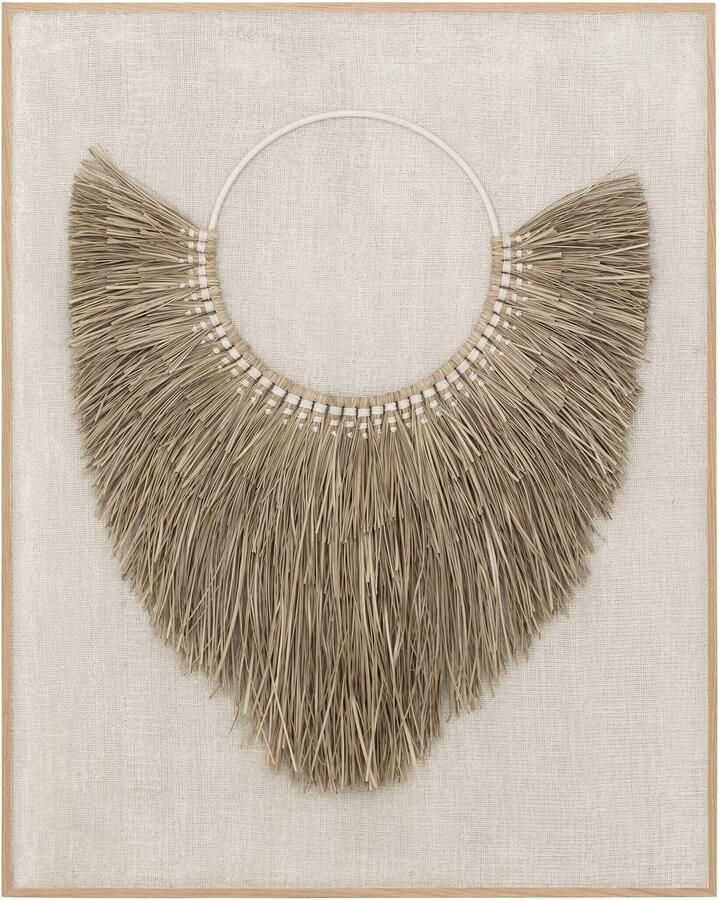 MUST Living Wandpaneel Salvador Jute 127 x 101cm Naturel
