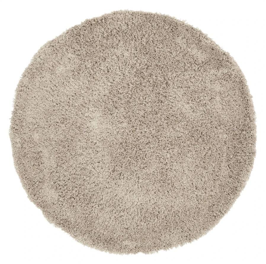 MUST Living Rond Vloerkleed Celeste Taupe