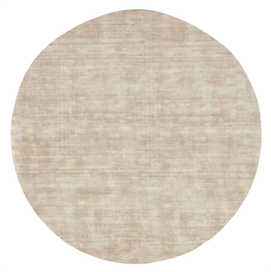 Must Living Carpet La Belle round small Ø150 cm beige 100% viscose