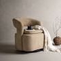 Nohr Draaifauteuil Soledad Bouclé Beige - Thumbnail 2