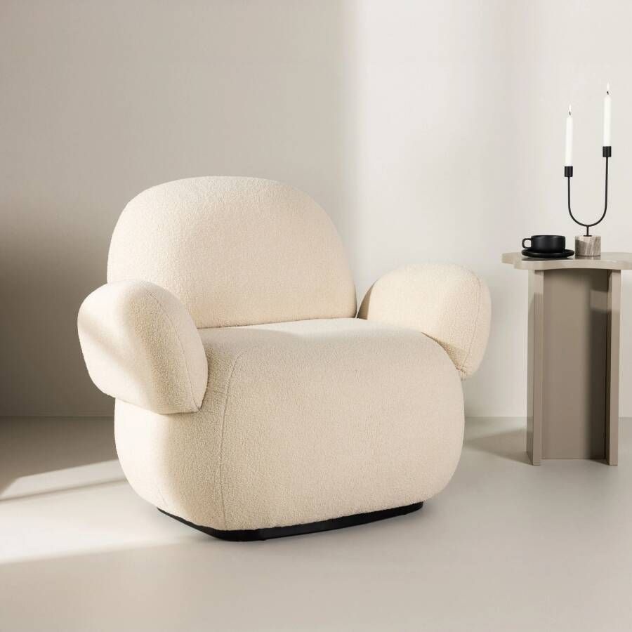 Nohr Fauteuil Ninamarie Chenille Beige