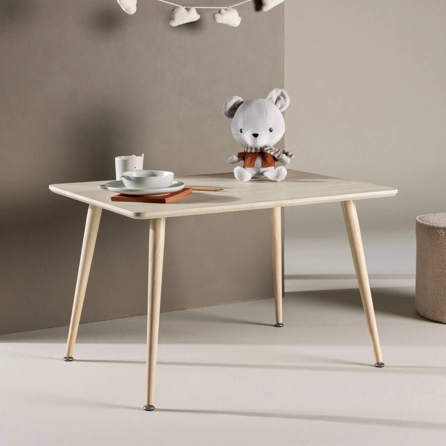 Nohr Kindertafel Austina 80 x 60cm Whitewash