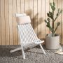 Venture Home Asta Loungestoel 73 x 79 x 57 Whitewash - Thumbnail 3