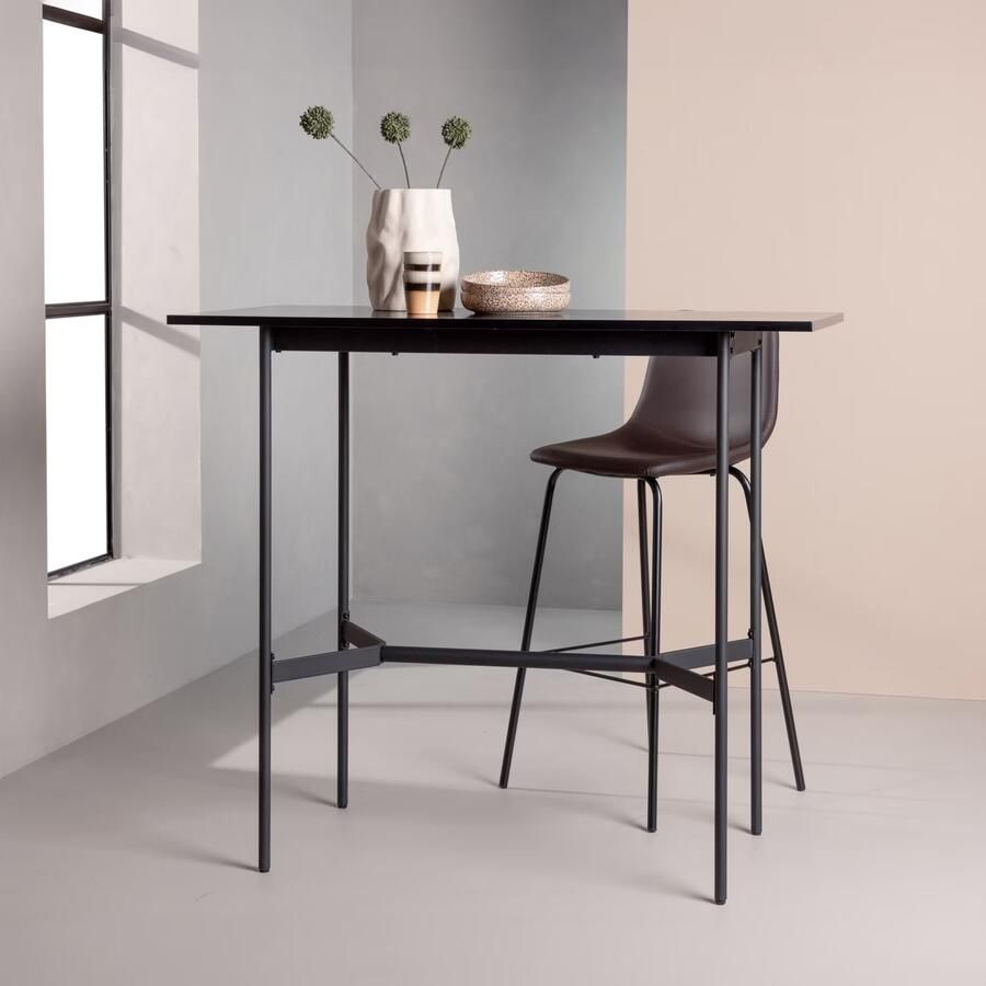 Nohr Bartafel Dewaine MDF 120 x 60cm Zwart