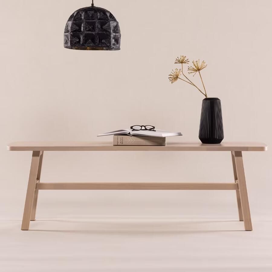 Nohr Halbank Akio Rubberhout 140cm Bruin