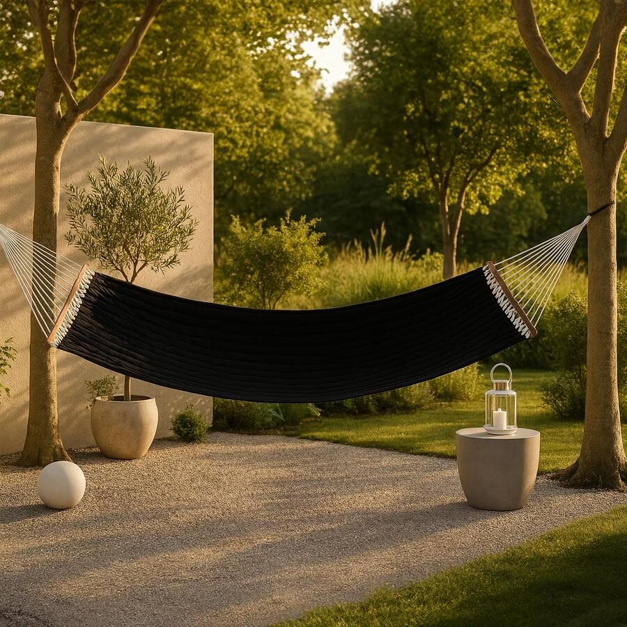 Nohr Hangmat Tion 200 x 140cm Zwart - Foto 3