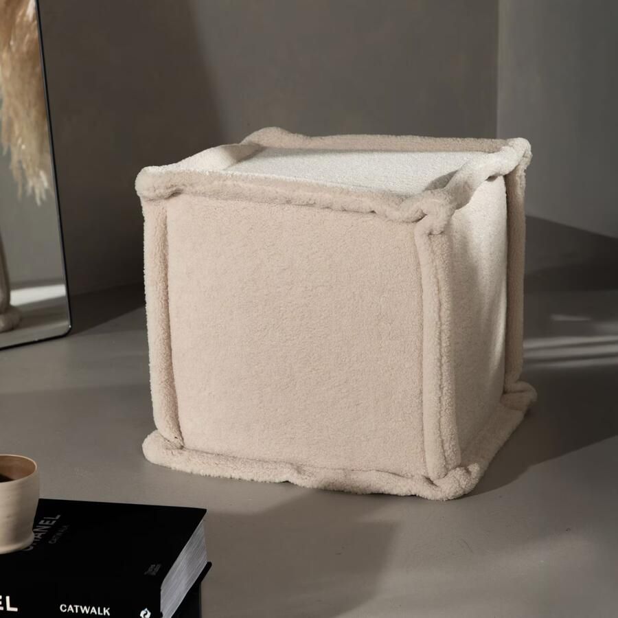 Venture Home Castine Hocker | Poef 40 x 38 x 40 Wit