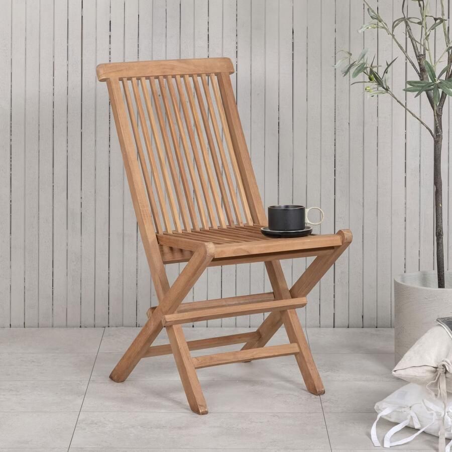 Venture Home Kenya Eetkamerstoel 62 x 89 x 47 Natuur 2-pack