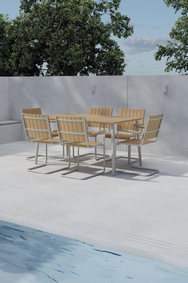 Nohr Outdoor Diningset Shayvonne Beige Naturel