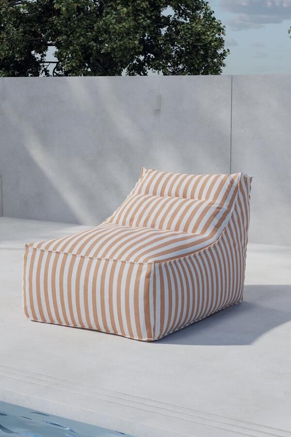 Nohr Outdoor Loungestoel Carlson Peach Gestreept