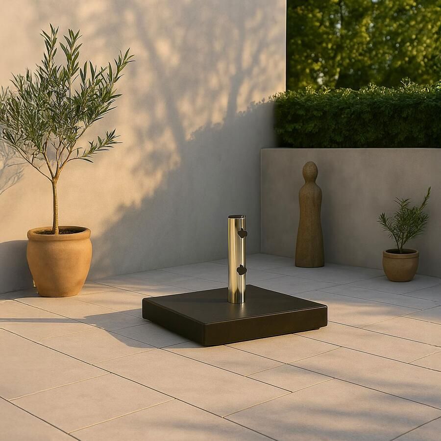 Venture Home Stathera Parasolvoet 50 x 27 x 50 Donkergrijs