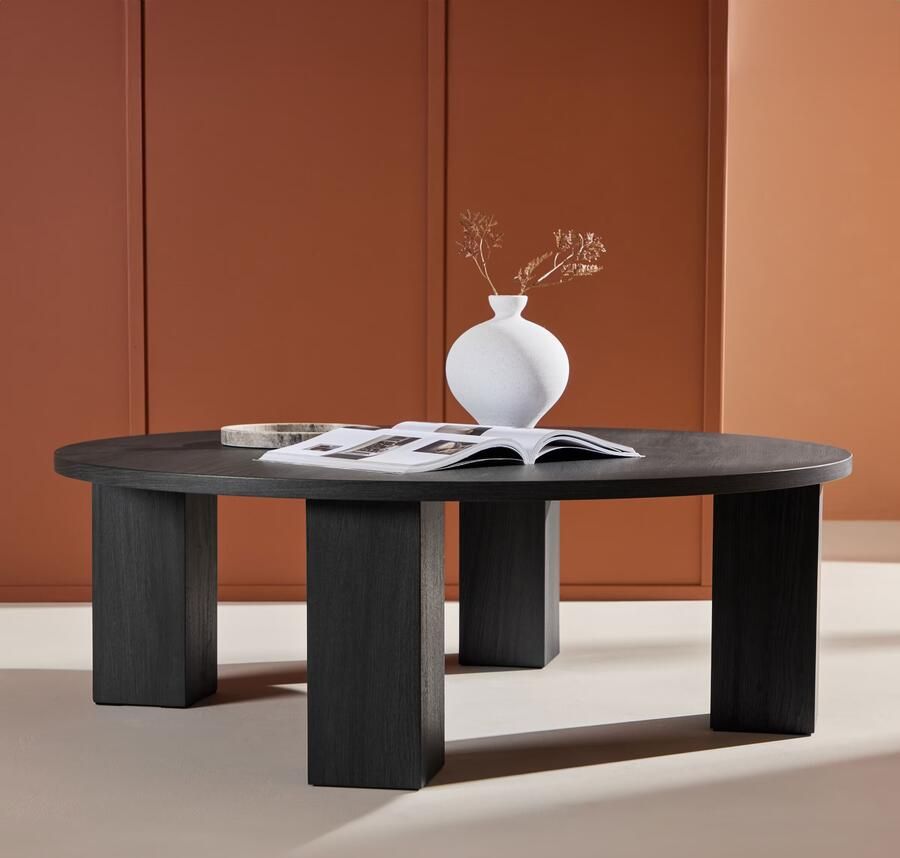 Nohr Ronde Salontafel Ciji MDF 120cm Zwart