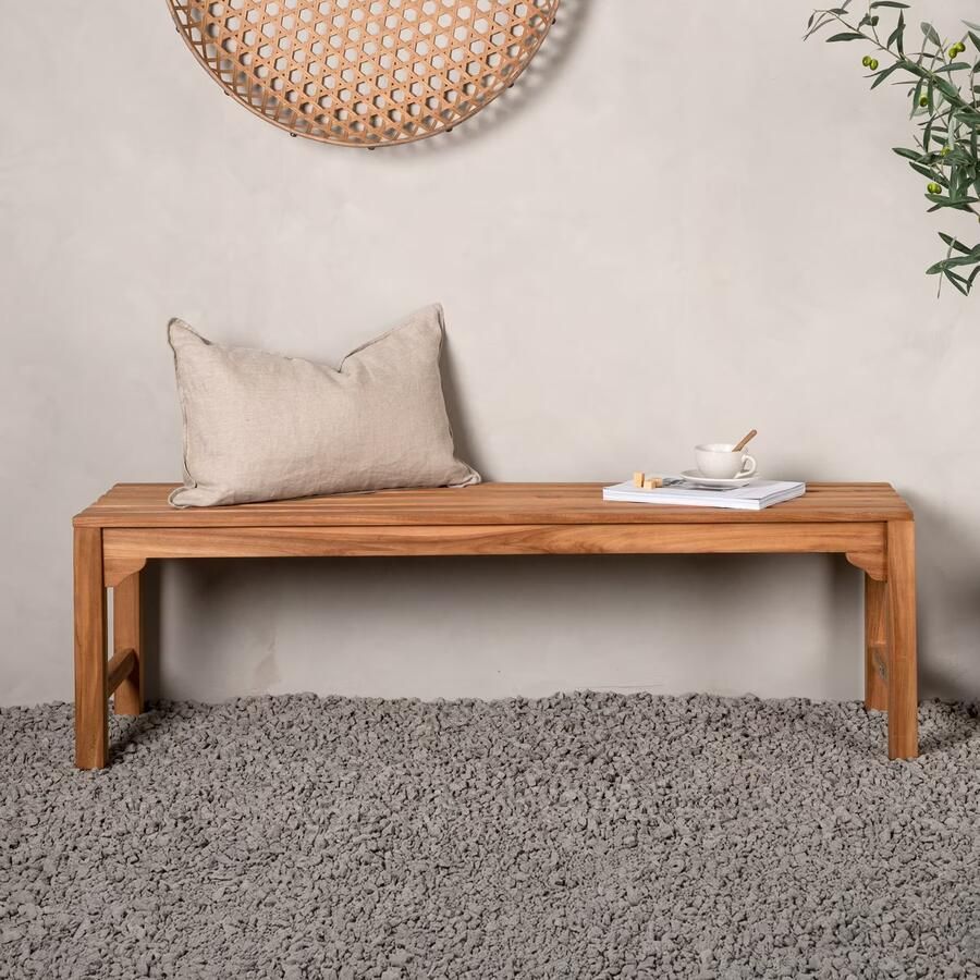 Venture Home Kenya Bank 40 x 45 x 150 Natuur - Foto 2