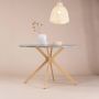 Nohr Ronde Eettafel Chenell Marmerlook 120cm grijs - Thumbnail 3