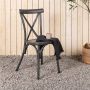 Venture Home Tablas Eetkamerstoel 48 x 88 x 48 Donkergrijs 2-pack - Thumbnail 3